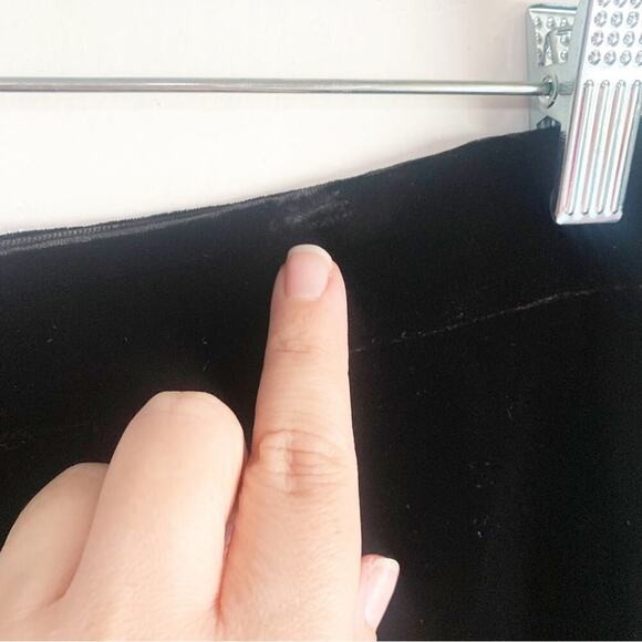 Jones New York Country Vintage Silk Blend Deadstock Gothic Velvet Maxi Skirt NWT - Picture 10 of 11